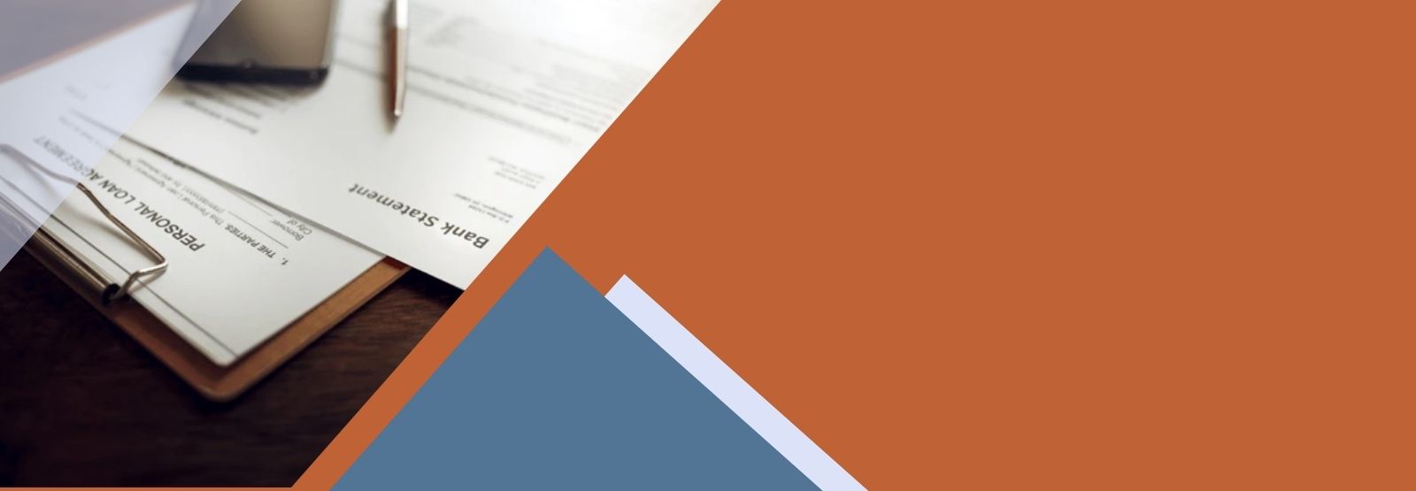 paperwork on a desk