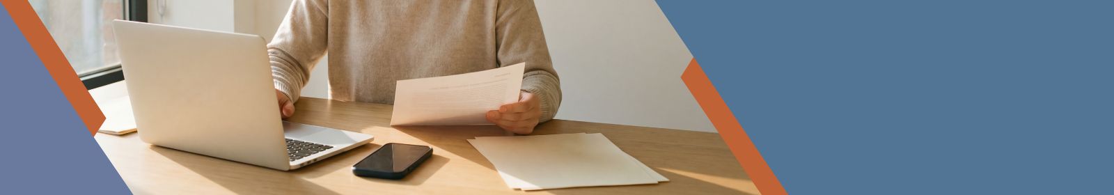 person working at a laptop