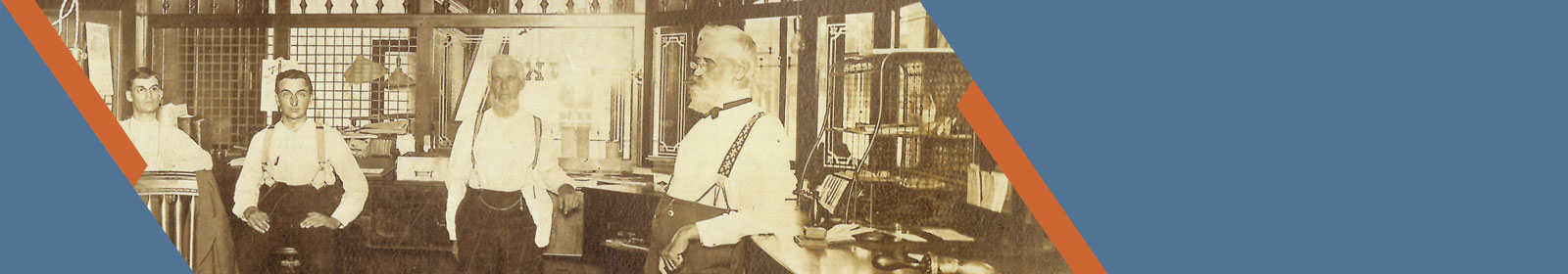 bank tellers in the early 1900's